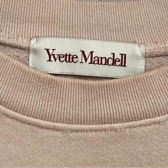 Sweat à Capuche (hoodie) Yvette Mandell Rouge Avec Couronne Noire Sertie - Taille S - Occasion TB